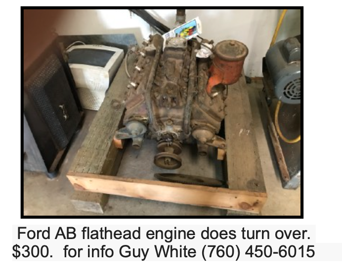 Ford AB flathead Engine 